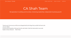 Desktop Screenshot of cashahteam.com